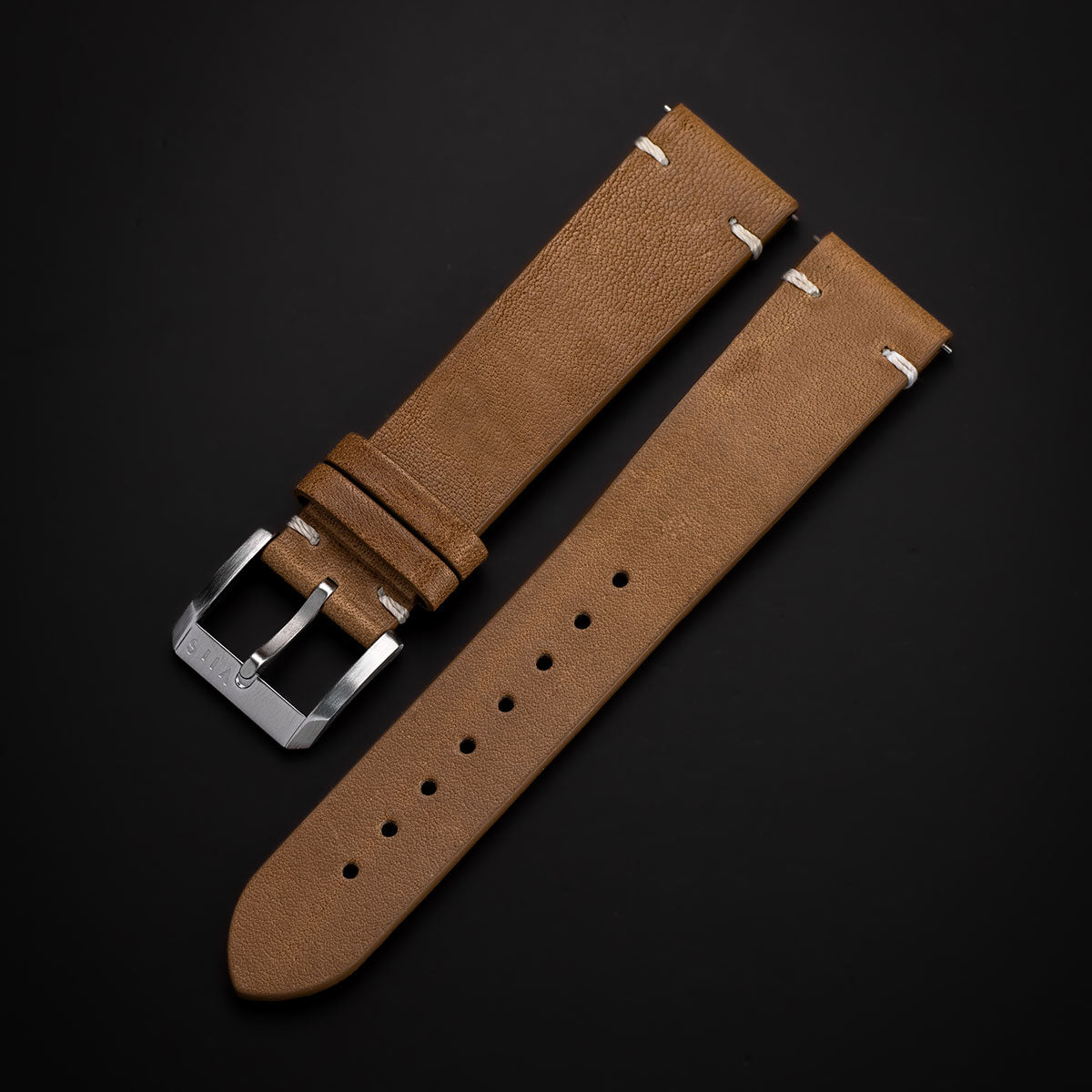 Lederarmband Cognac Brown - 20mm
